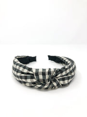 Plaid Knot Headband