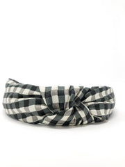 Plaid Knot Headband