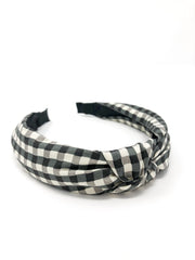 Plaid Knot Headband