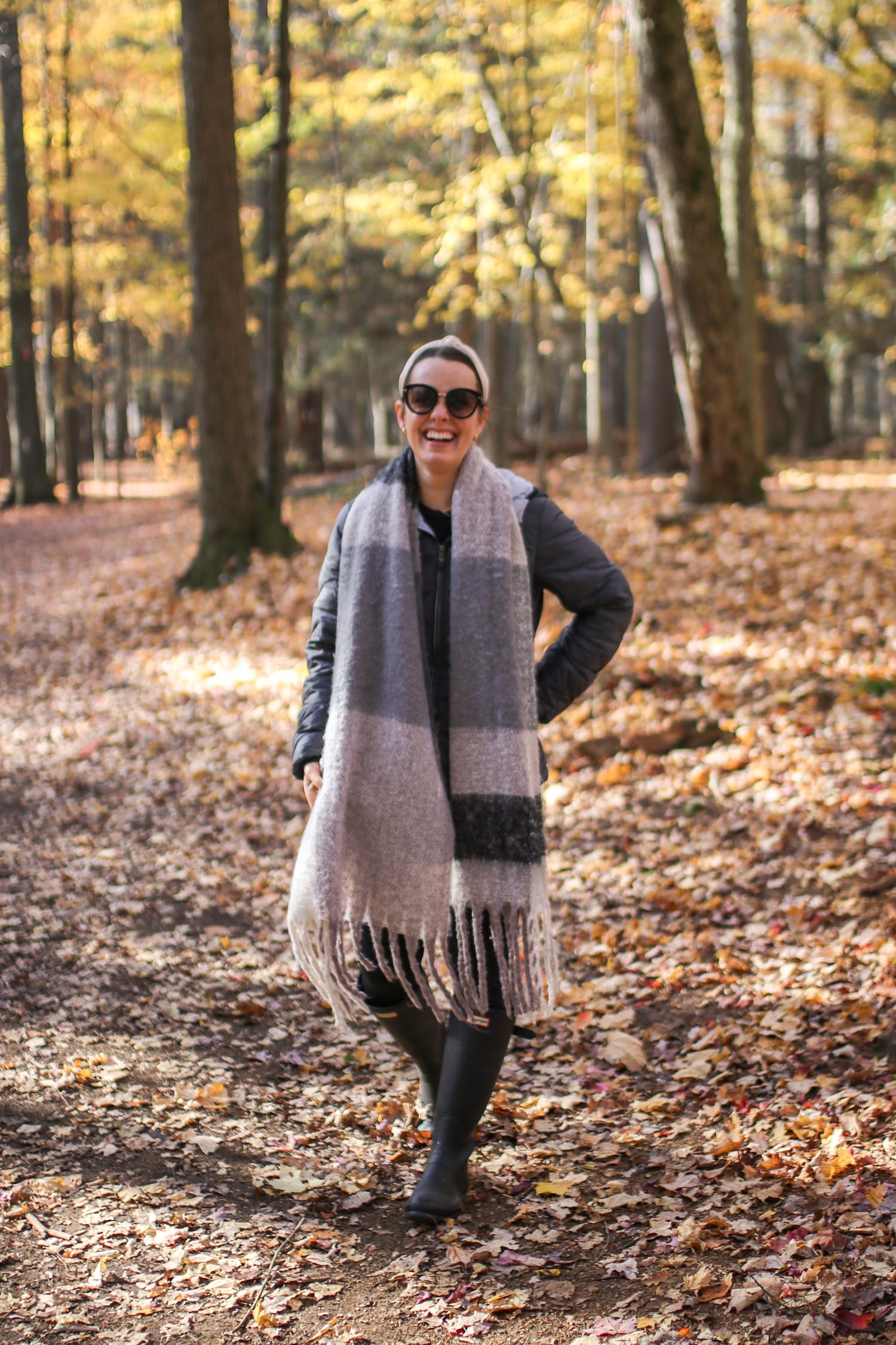 EVELYN - Large Plaid Scarf