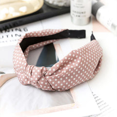 Polka Dot Knot Headband