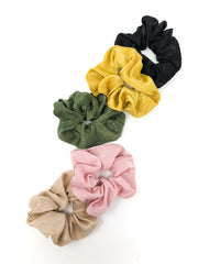 Silky Satin Scrunchie Set