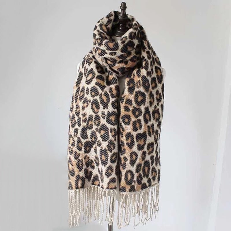 BLAIRE - Leopard Print Scarf