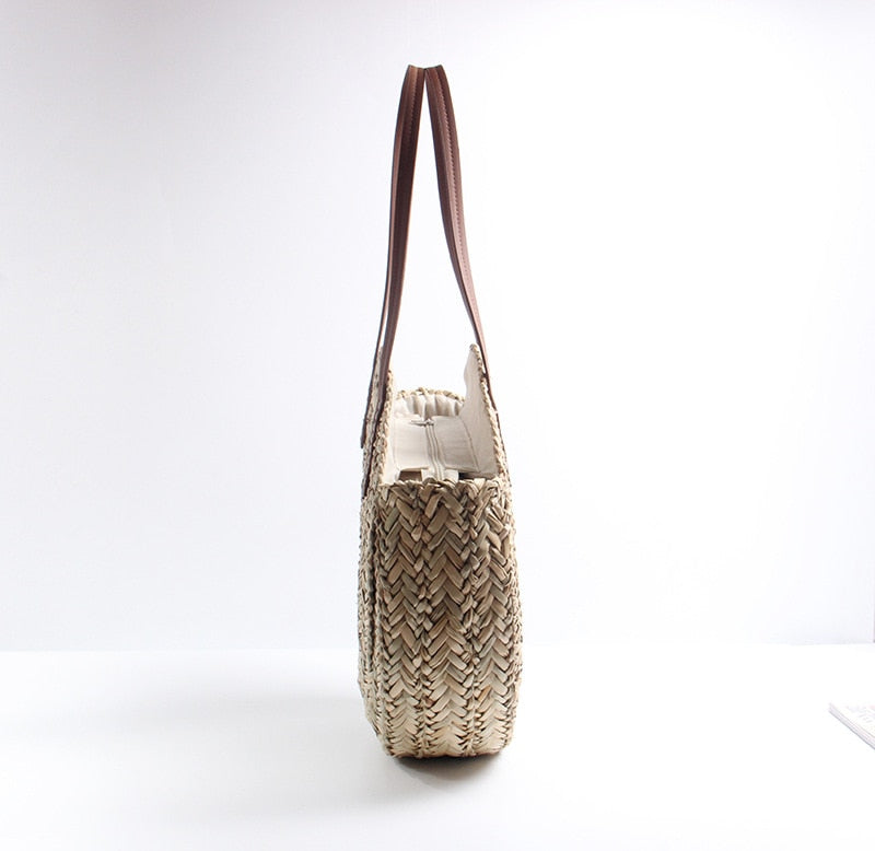 ISLA - Moroccan Straw Circle Bag