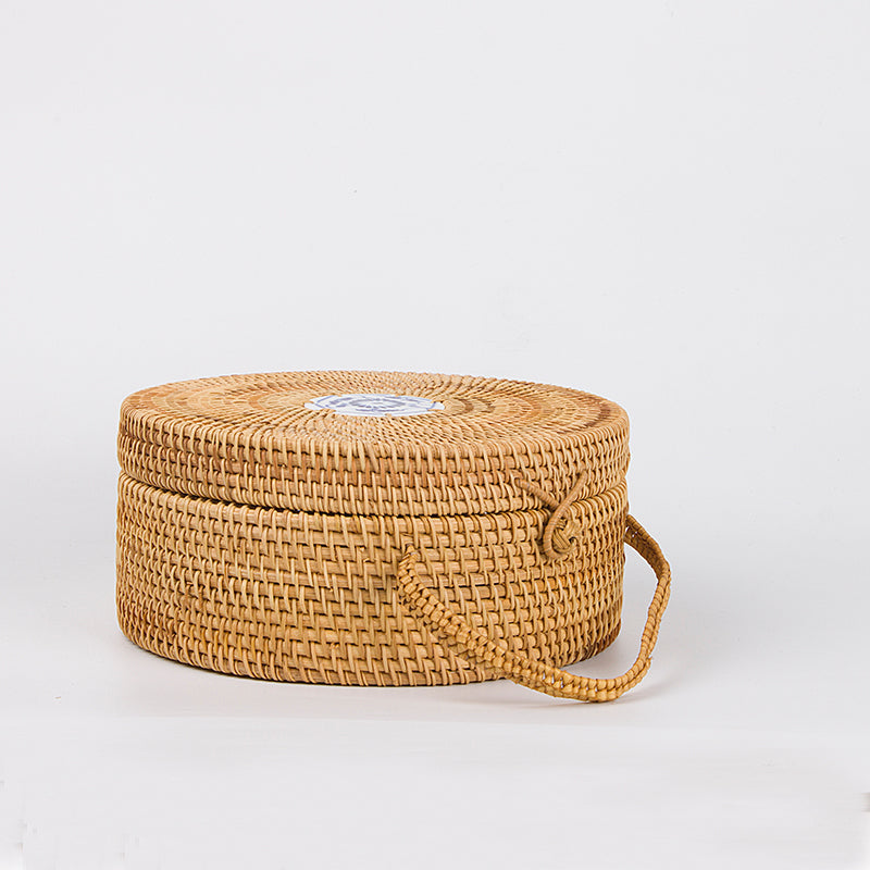 CALLI - Round Straw Bag