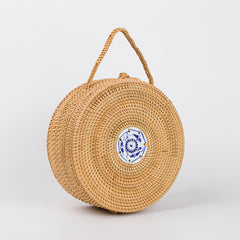 CALLI - Round Straw Bag