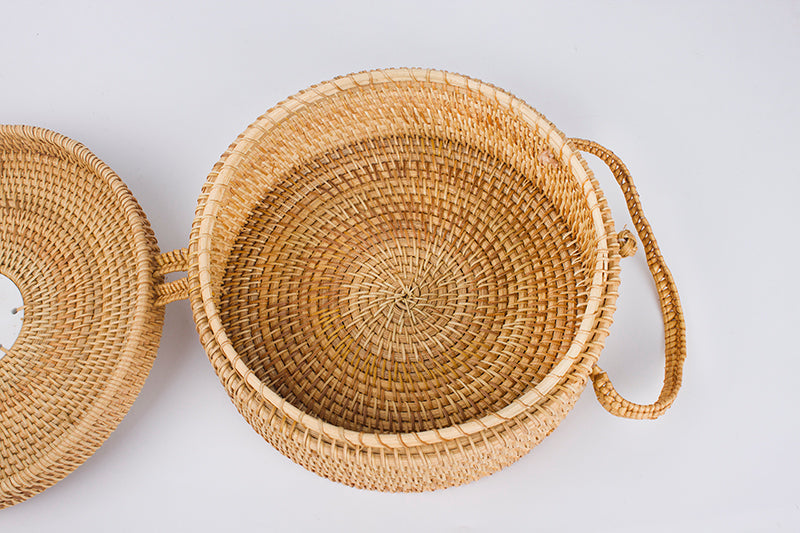 CALLI - Round Straw Bag