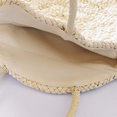 SUMMER - Round Straw Circle Bag