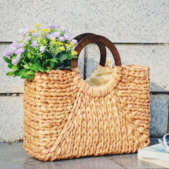 ALLIE - Straw Tote Bag