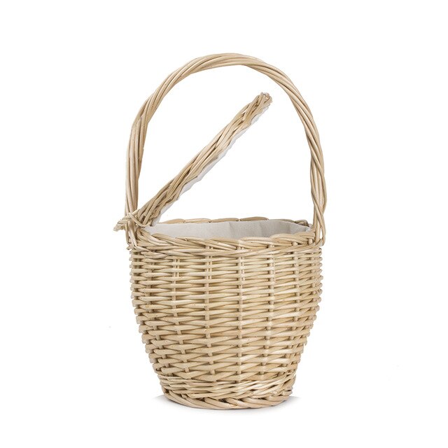 AUDREY - Straw Basket Bag