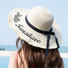 Sunshine - Straw Beach Hat