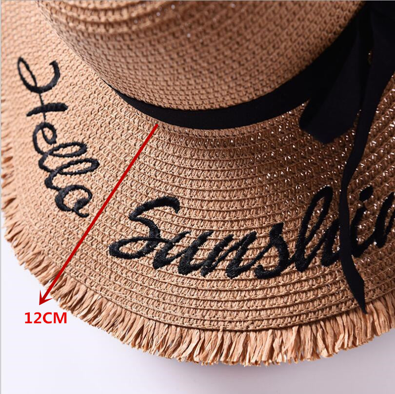 Sunshine - Straw Beach Hat