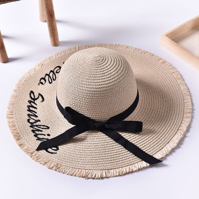 Sunshine - Straw Beach Hat