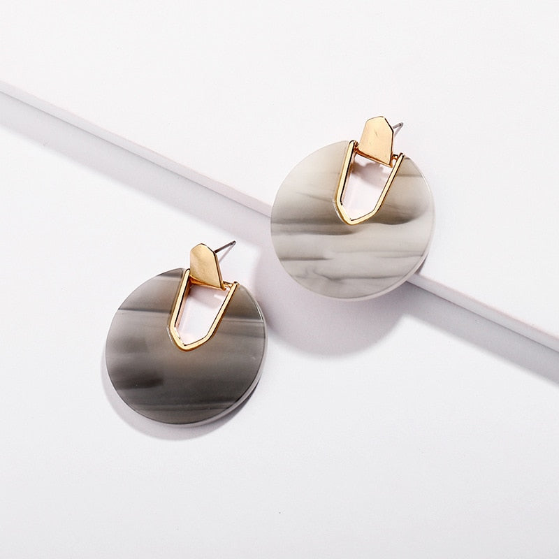 TESSA - Round Earrings