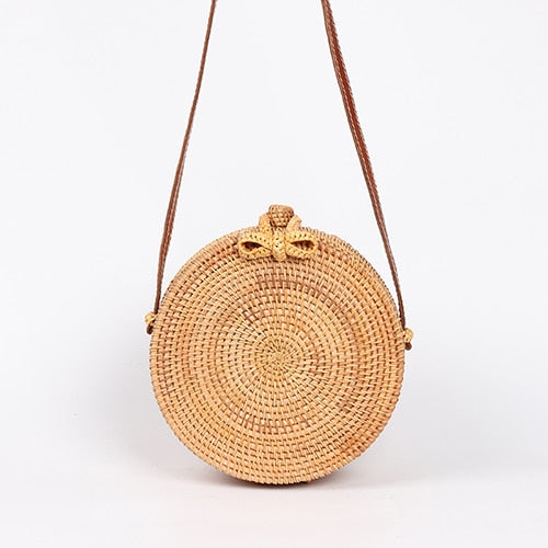 Round Straw Bag