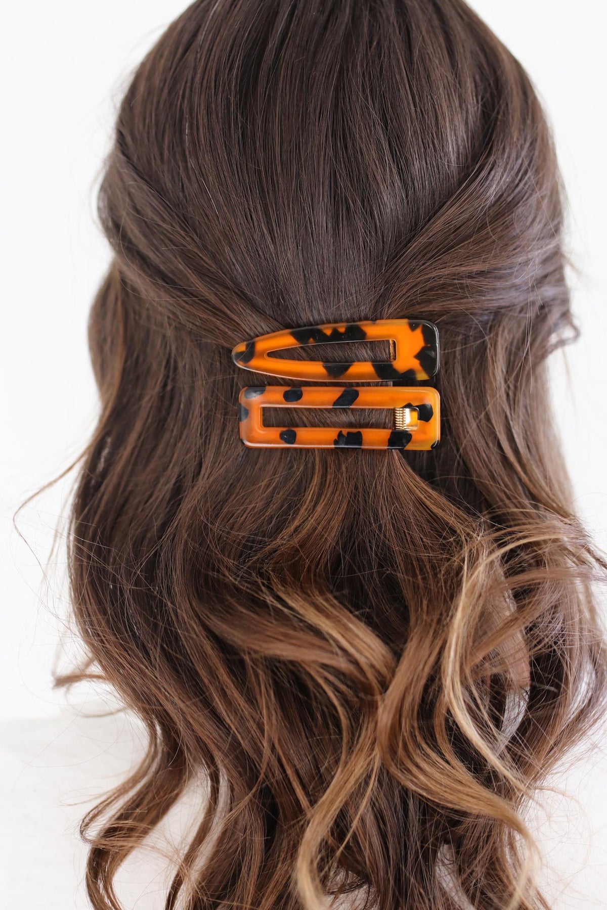 Tortoise Shell Hair Clip Set