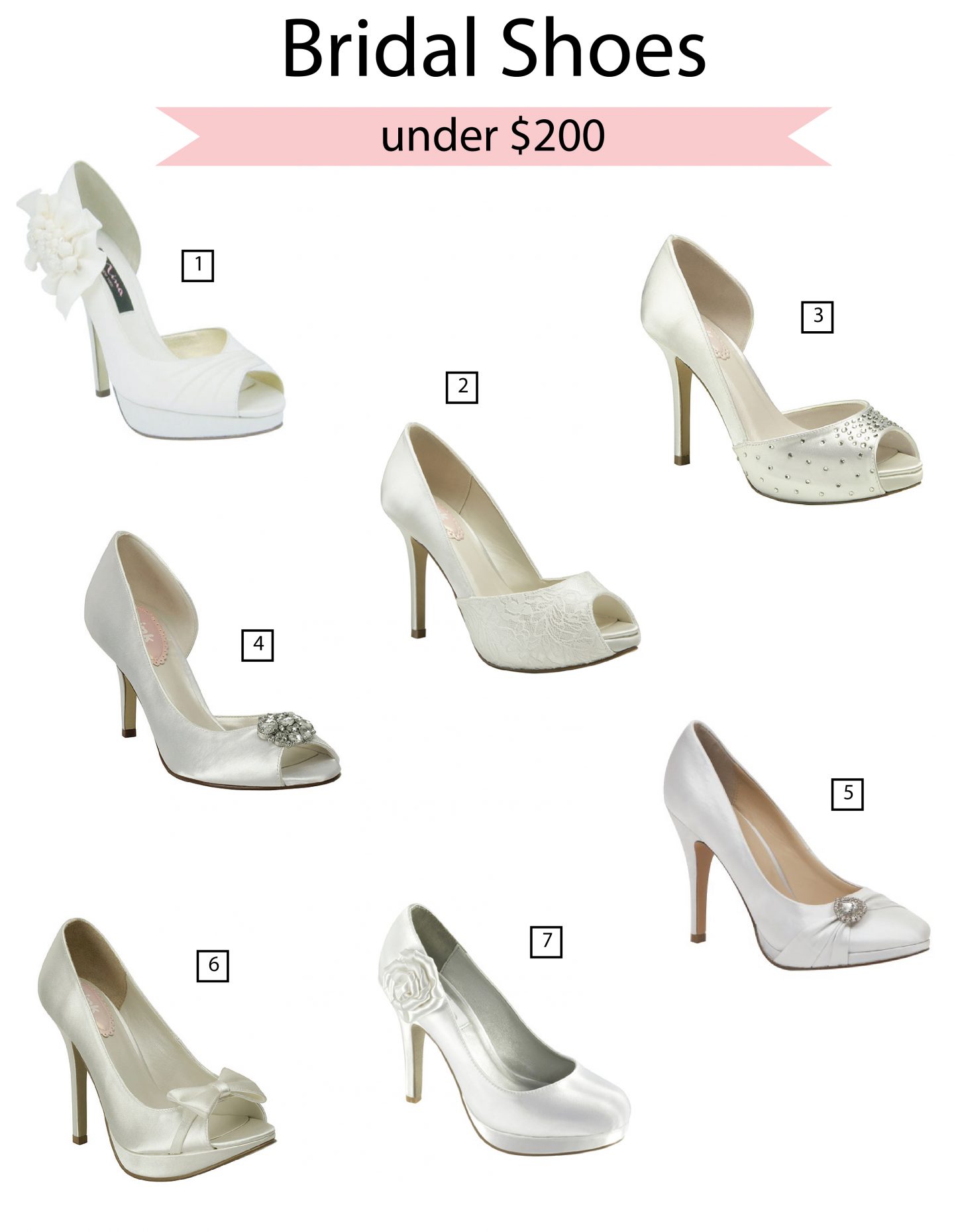 Bridal Shoes Under $200 - A Side Of Style