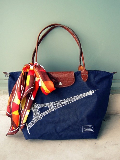 Longchamp Eiffel Tower Pliage Bag - A Side Of Style