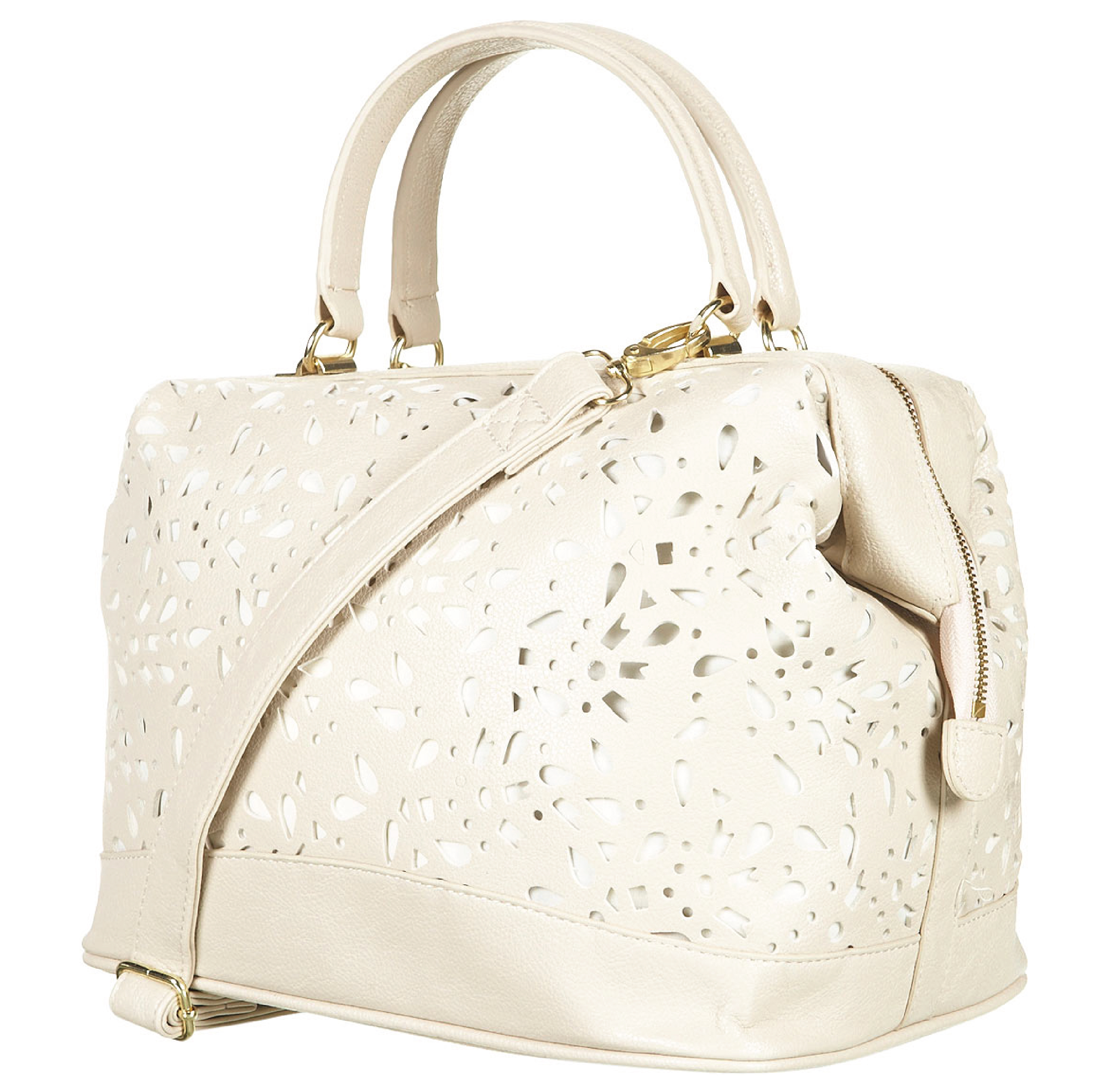 Topshop-Laser-Cutout-Holdall-Top-Handle-Handbag-02 - A Side Of Style