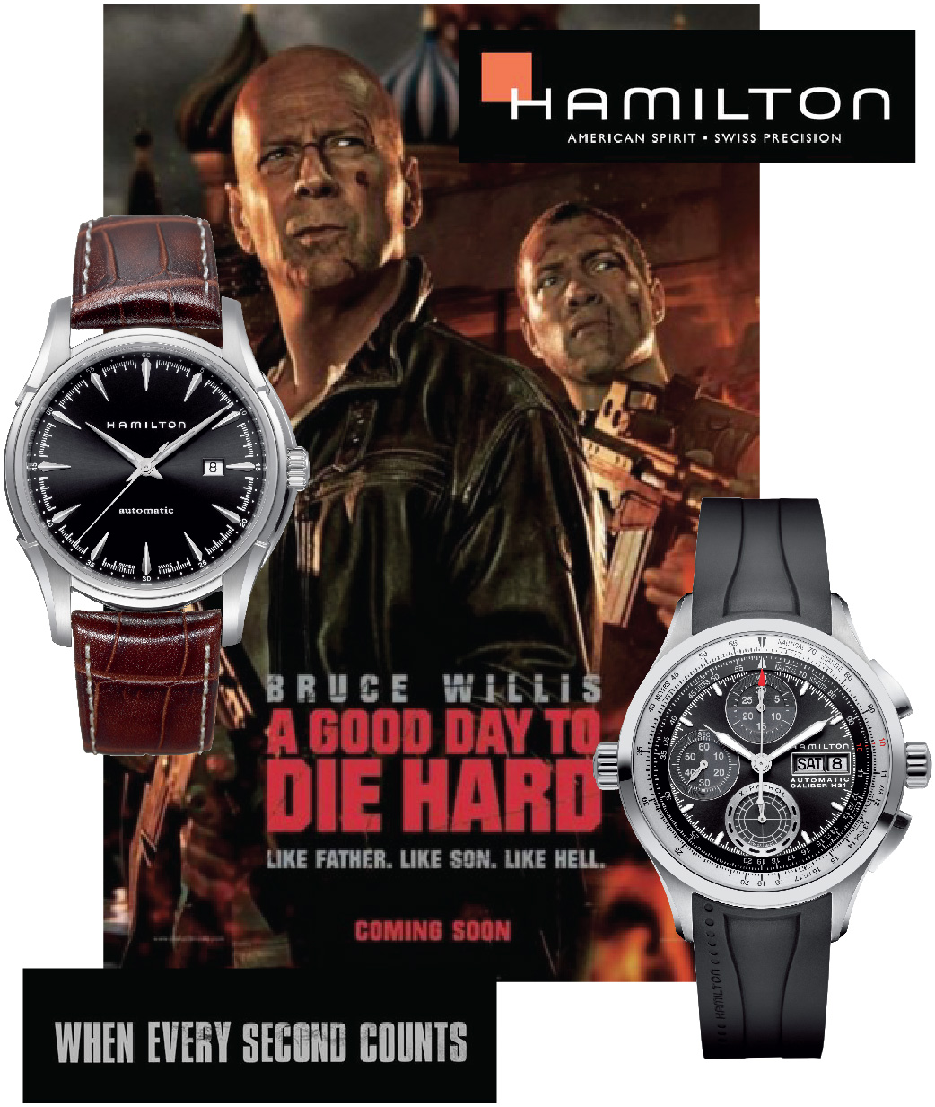 What watches do Hollywood movie stars wear?