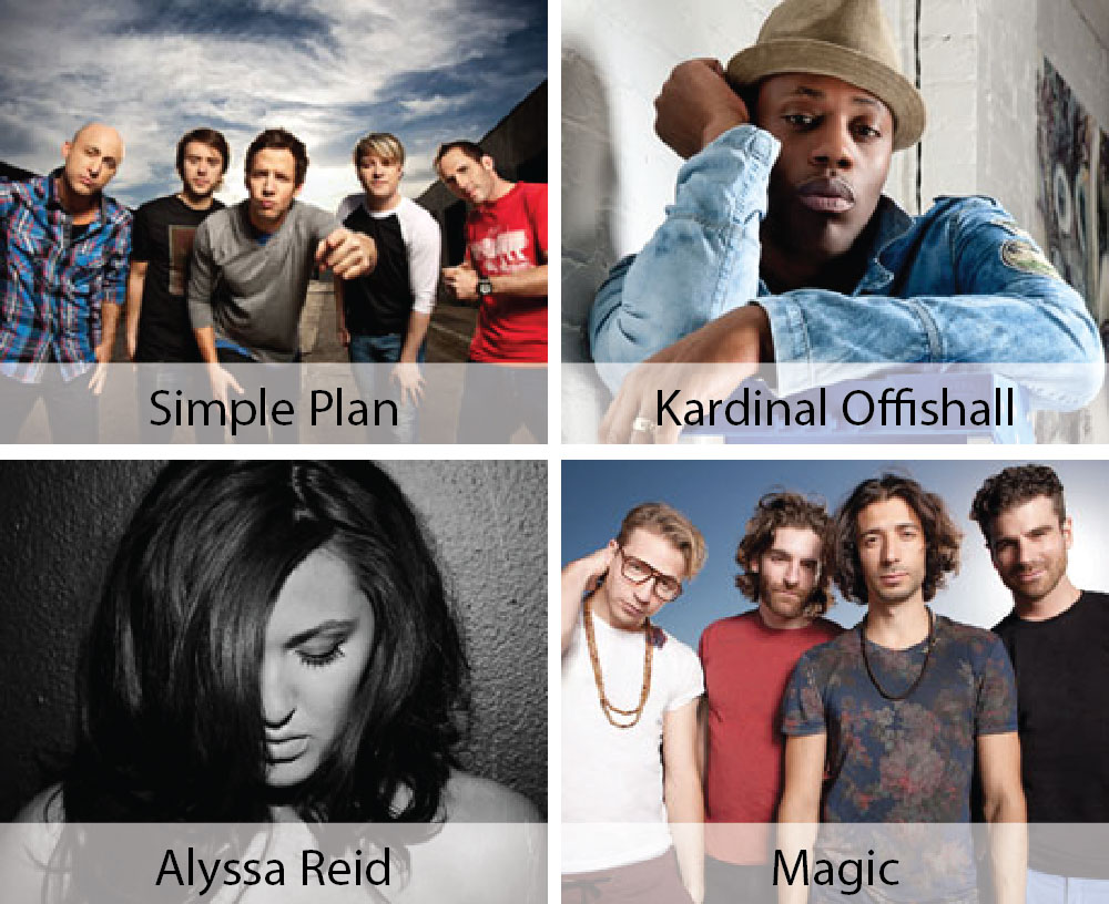 Million Meals Movement, One X One, End Hunger, Stop World Hunger, Feed the hungry, concert for charity, giving back, charity, hunger in north america, kardinal Offishall, Alyssa Reid, Simple Plan, Magic