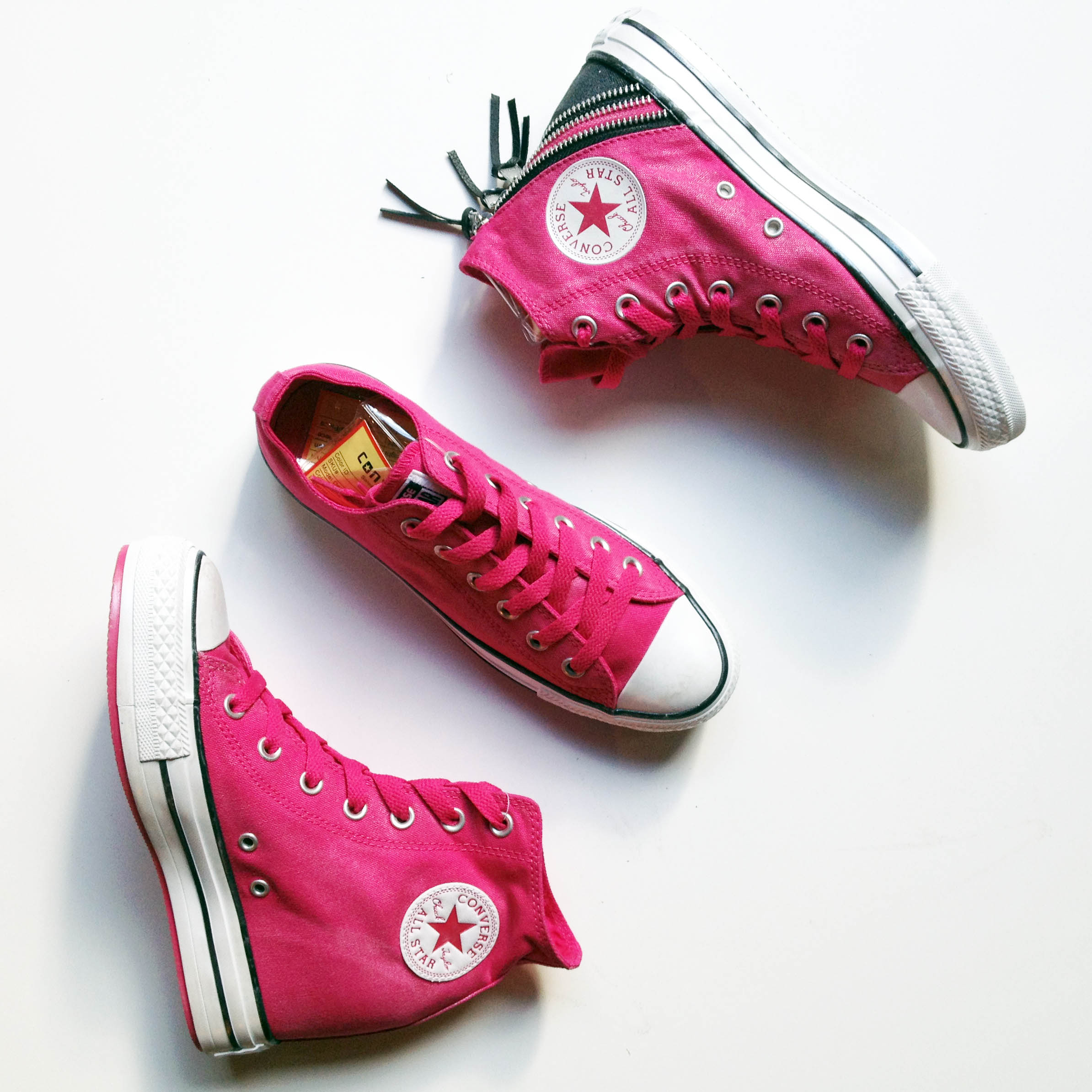 hot pink converse