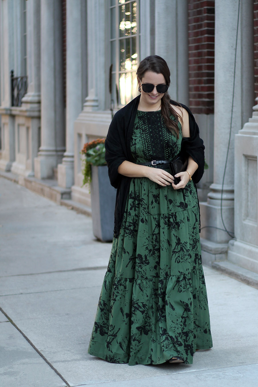Outfit // How To Dress Up A Maxi Dress For A Date Night Look