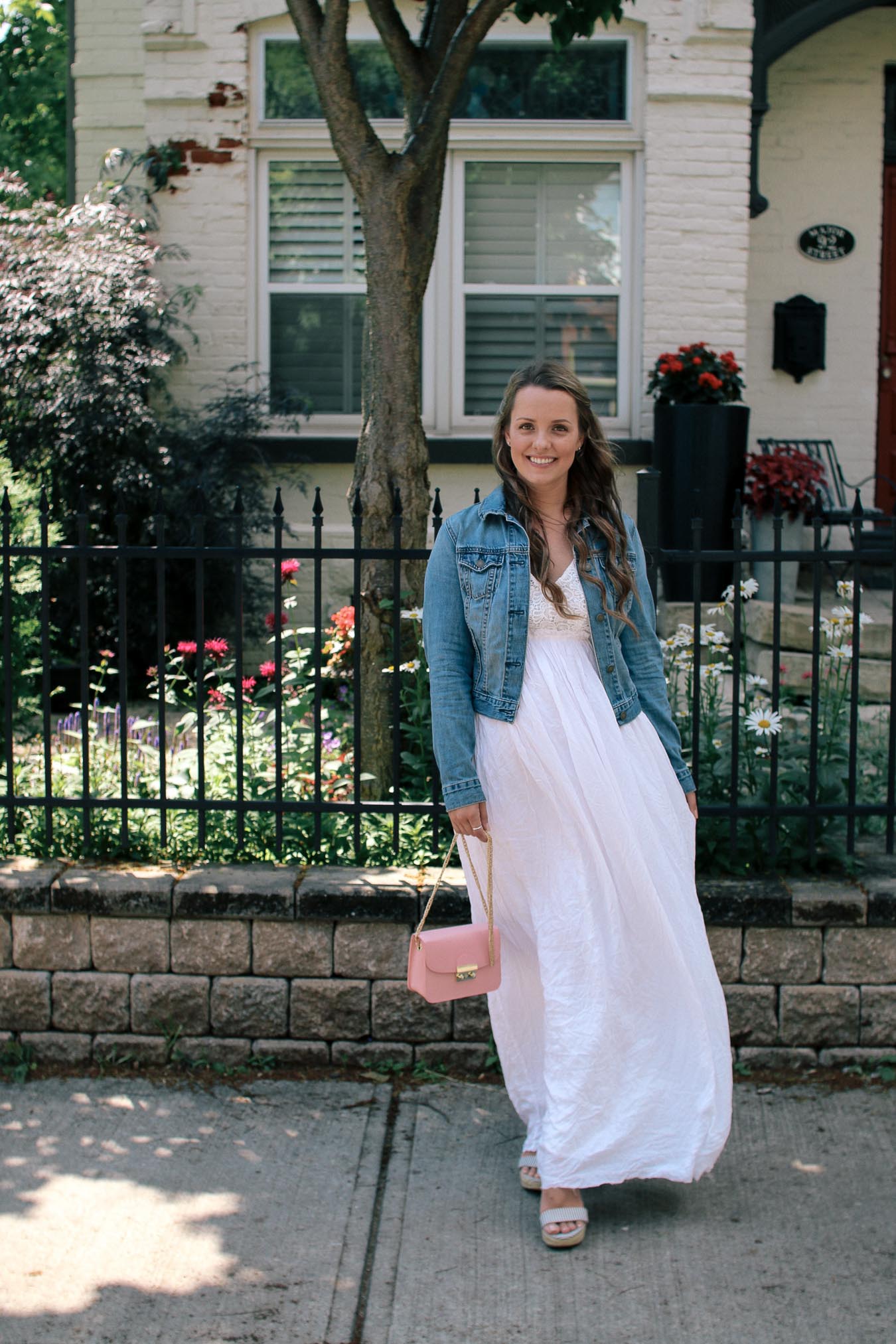 Outfit // White Maxi Dress
