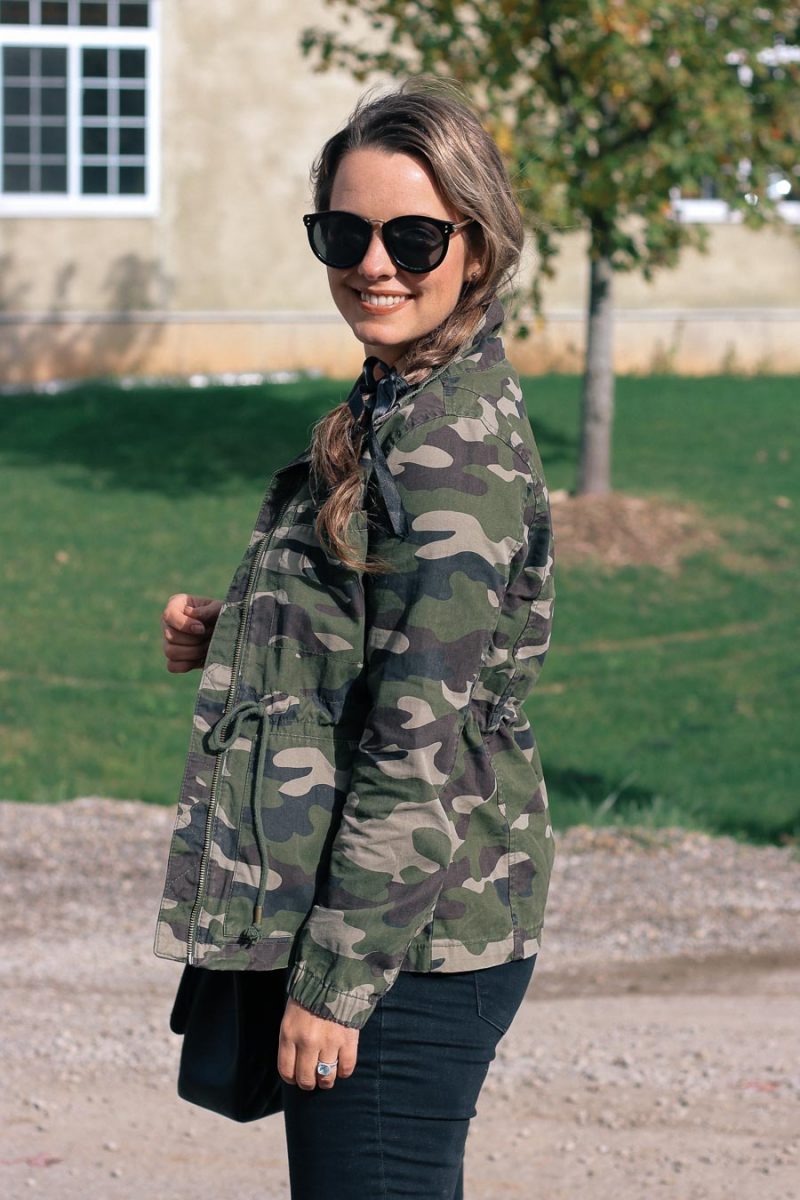 Outfit // How To Wear A Camouflage Jacket - A Side Of Style