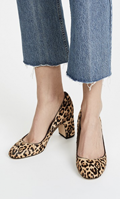 Leopard Block Heels