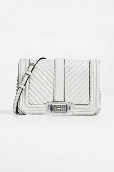 White Quilted Crossbody Bag