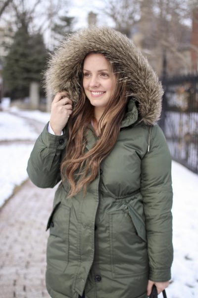 Outfit // Green Parka - A Side Of Style