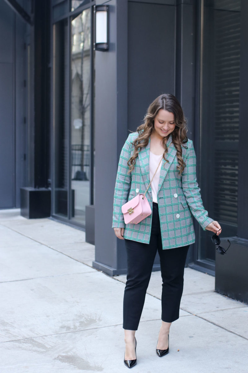 Outfit // A Plaid Blazer - A Side Of Style