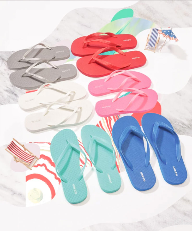 old-navy-dollar-flip-flop-sale-2019-1 - A Side Of Style
