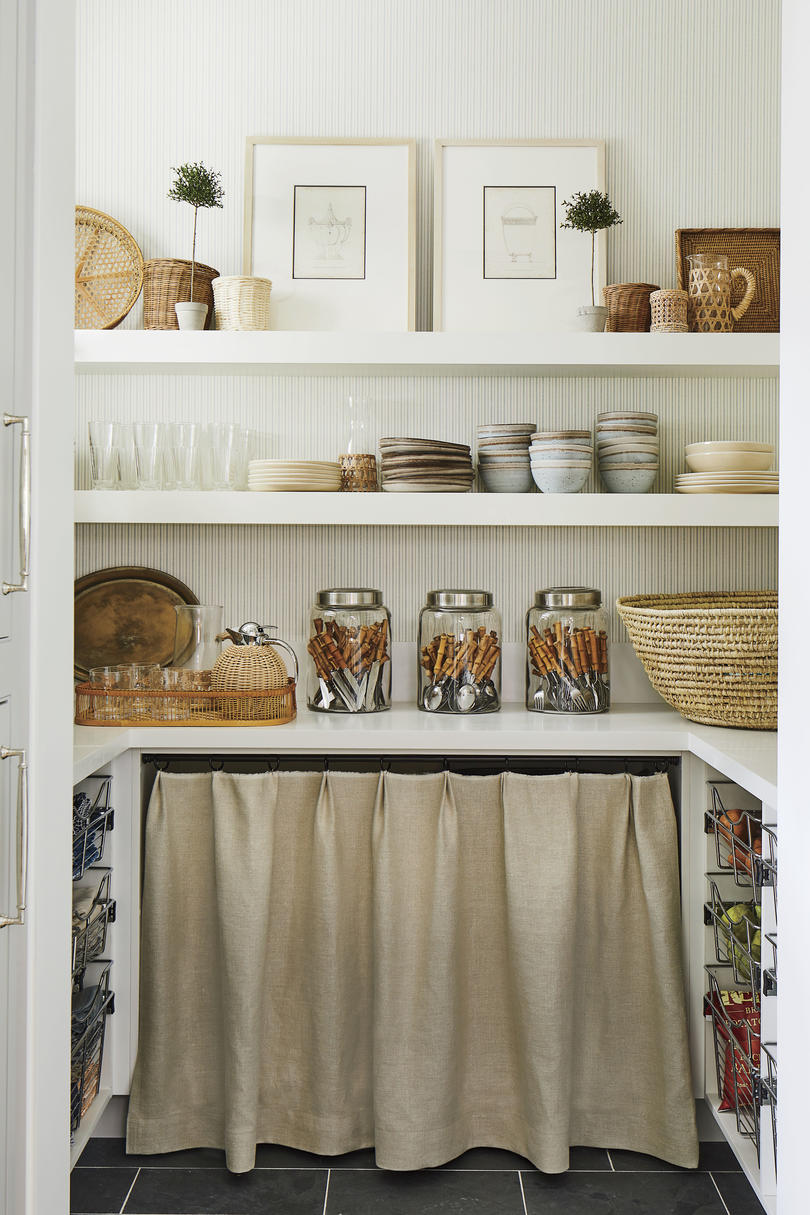 open shelves, kitchen ideas, pantry inspiration