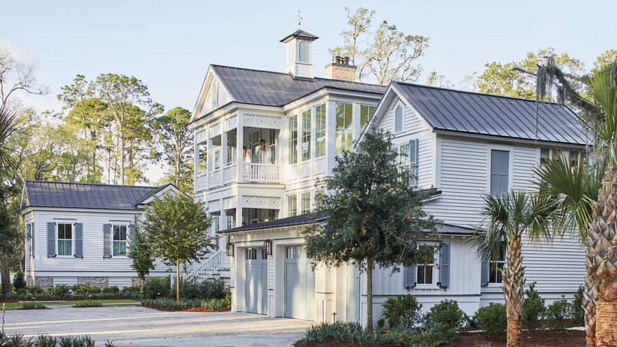 Exterior House Inspiration, Southern Charm Design