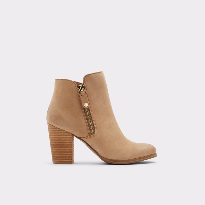 Naedia Ankle Boots - Beige